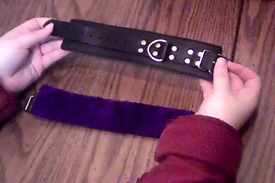 Purple Fur Lined Wrist Restraints Review