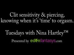 Tuesdays with Nina - Clit Sensitivity and Piercing