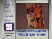 Remote Vibrating Wireless Thong Commercial