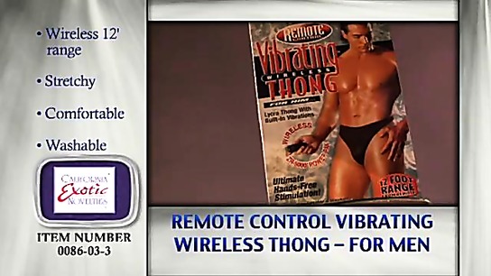Remote Vibrating Wireless Thong Commercial