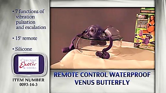 Waterproof Venus Butterfly Strap-on Vibrator Commercial