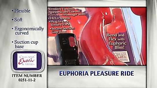 Euphoria Pleasure Ride G-Spot Vibrator Commercial