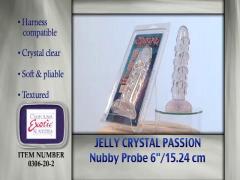 Crystal Passion Nubby Probe Dildo Commercial