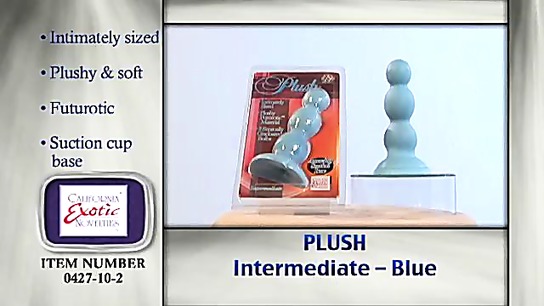 Plush Intermediate Butt Plug Commercial