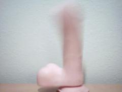 Pure Skin Players Dong Suction Cup Dildo Demonstration