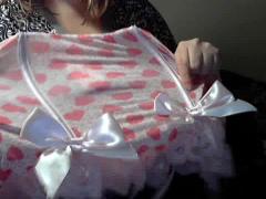 Heart Print Bustier and G String Outfit Review