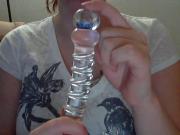 Clear Wrapped G Spot Wonder Glass Dildo Review