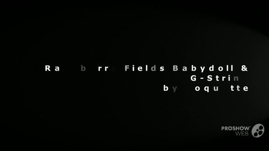 Raspberry Fields Babydoll & G-String Slideshow