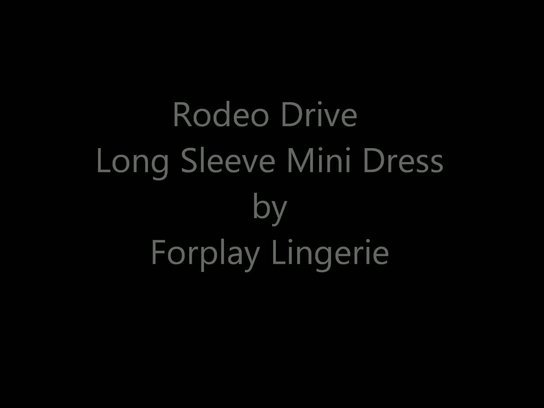 Rodeo Drive Long Sleeve Mini Dress Slideshow