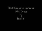 Black Dress to Impress Mini Dress Slideshow