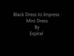 Black Dress to Impress Mini Dress Slideshow