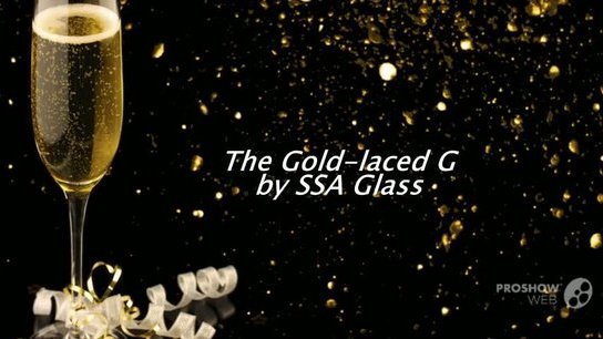 Gold-laced G Glass Dildo Slideshow