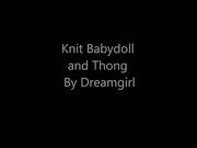 Knit Babydoll and Thong Slideshow