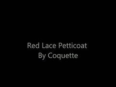 Red Lace Petticoat By Coquette