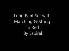 Long Pant Set with Matching G-string Slideshow