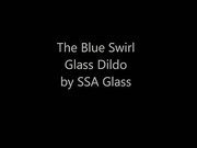 Blue Swirl Glass Dildo Slideshow