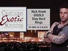 Nick Hawk stay hard rings by Cal Exotics - Commercial