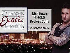 Nick Hawk keyless cuffs by Cal Exotics - Commercial