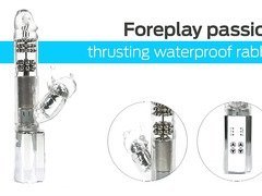 Foreplay passion thrusting waterproof rabbit by Aphrodisia - Commercial