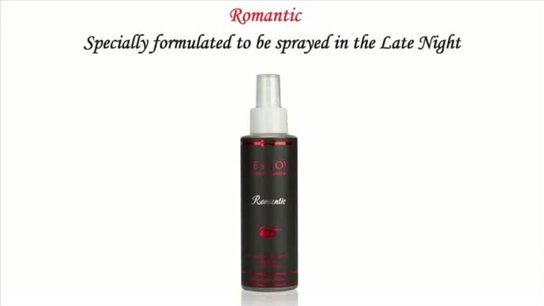 Romantic pheromone body spray for men by Eye of Love - Commercial