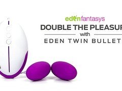 Eden Twin 12 Functions Bullets by EdenFantasys - Commercial