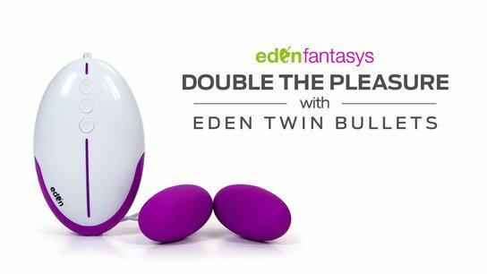 Eden Twin 12 Functions Bullets by EdenFantasys - Commercial