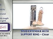 Stud extender with support ring by Cal Exotics - Commercial