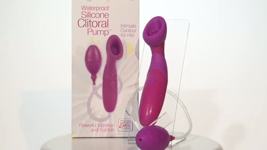 Waterproof silicone clitoral pump by California Exotic - Commercial
