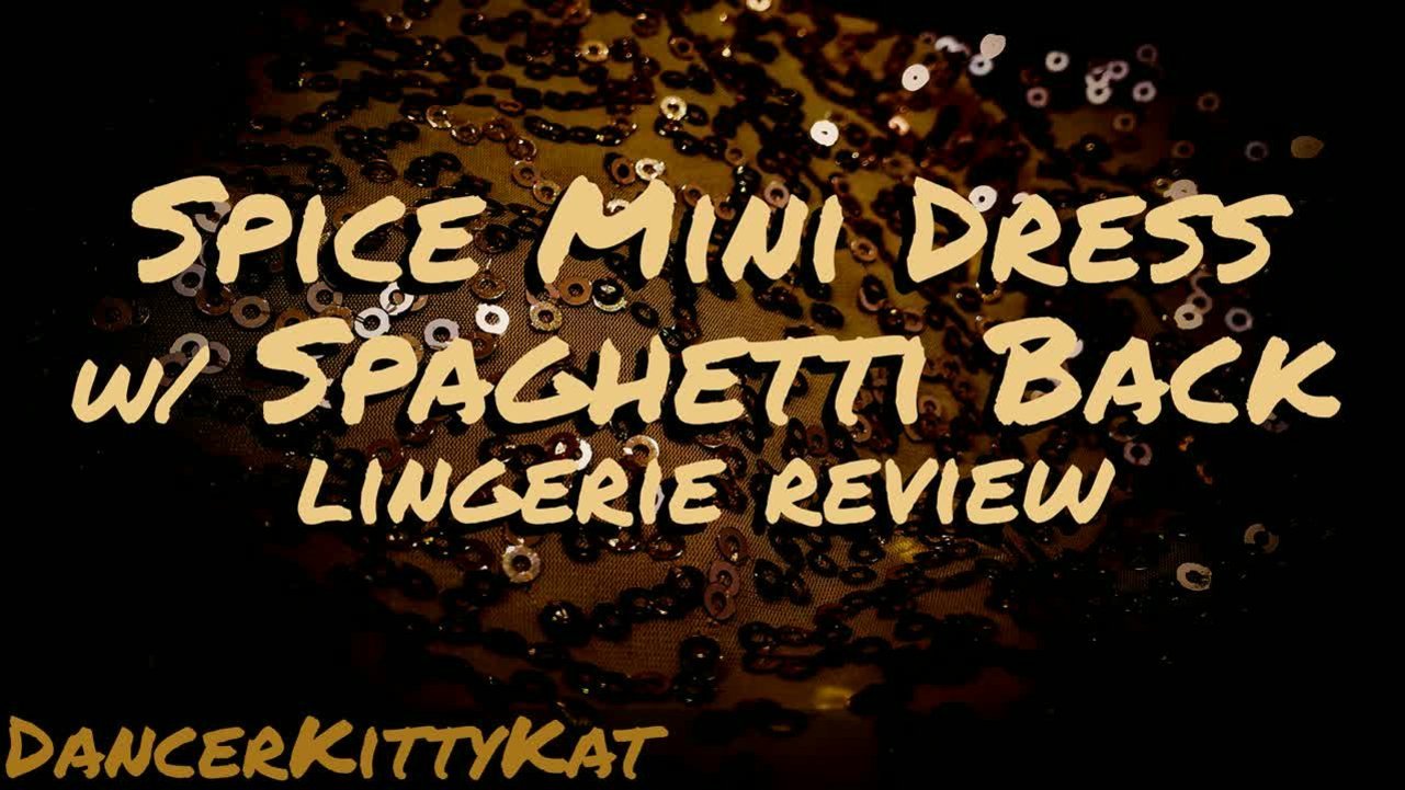 Spice Mini Dress with Spaghetti Back Review