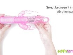 Playful rabbit vibrator by EdenFantasys - Commercial