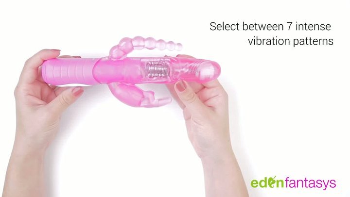Playful rabbit vibrator by EdenFantasys - Commercial