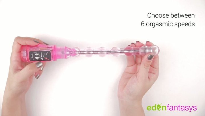 Eden Waterproof Vibrating Bendable Anal Beads By -1344