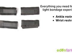 Beginner Soft Bondage Kit by EdenFantasys - Commercial