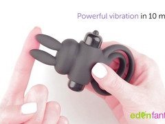 Extra intense bunny | Double-looped vibrating ring