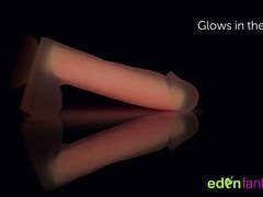 Dual density luminosity | Realistic dildo with suction cup