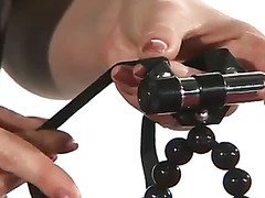 Vibrating lover’s thong with stroker beads by California Exotic - Commercial
