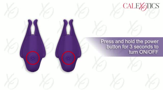 Nipple Play rechargeable nipplettes by California Exotic - Commercial