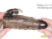 Thundercock with clit rabbit by Eden Toys - Commercial