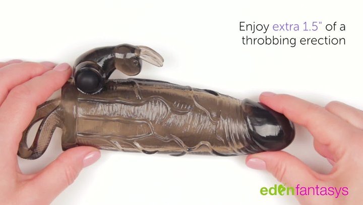 Thundercock with clit rabbit by Eden Toys - Commercial