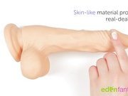 Soft skin flexing dildo by EdenFantasys - Commercial