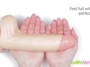 Rowdy vibrating realistic dildo by EdenFantasys - Commercial