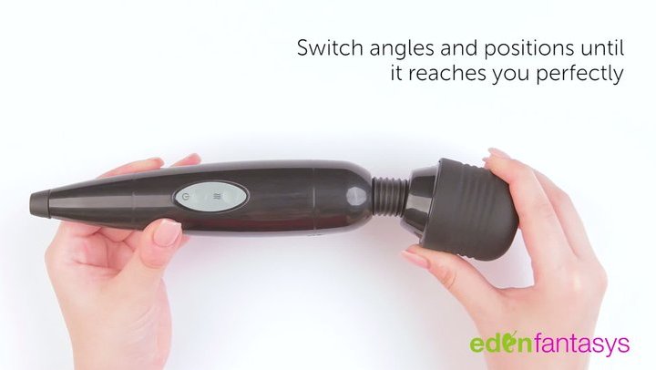 Rechargeable wand massager by Eden Toys - Commercial