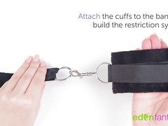 Soft touch bed restraint kit by Eden Toys - Commercial