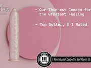 Microthin condoms 3 count by Kimono - Commercial