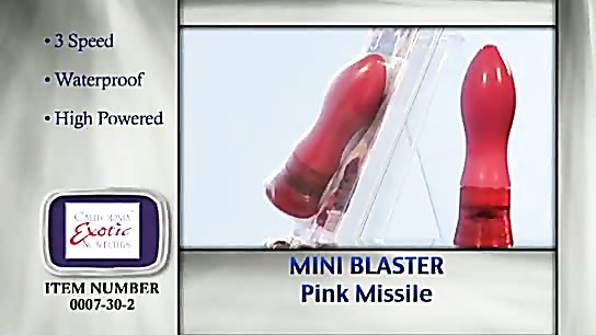 Mini Blaster Pink Missile by California Exotics - Commercial