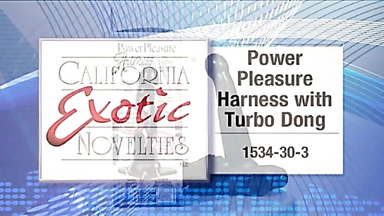 Power Pleasure Harness with Turbo Dong by California Exotics - Commercial