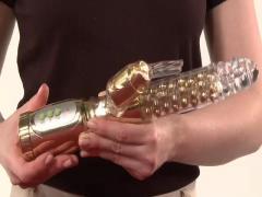 Extreme Pure Gold Rabbit Vibrator by California Exotics - Commericial