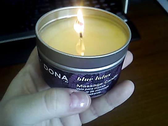 Blue Lotus Massage Candle Review
