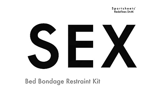 Sex and Mischief Bed Bondage Restraint Kit by Sportsheets - Commercial