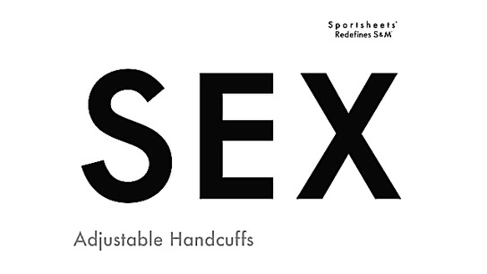 Sex and Mischief Adjustable Handcuffs by Sportsheets - Commercial